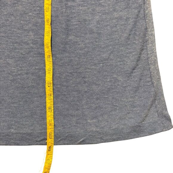 J. Jill Women's Opal Blue Linen Blend Long Tunic Side Vented Lighweight Size XL - Picture 6 of 6